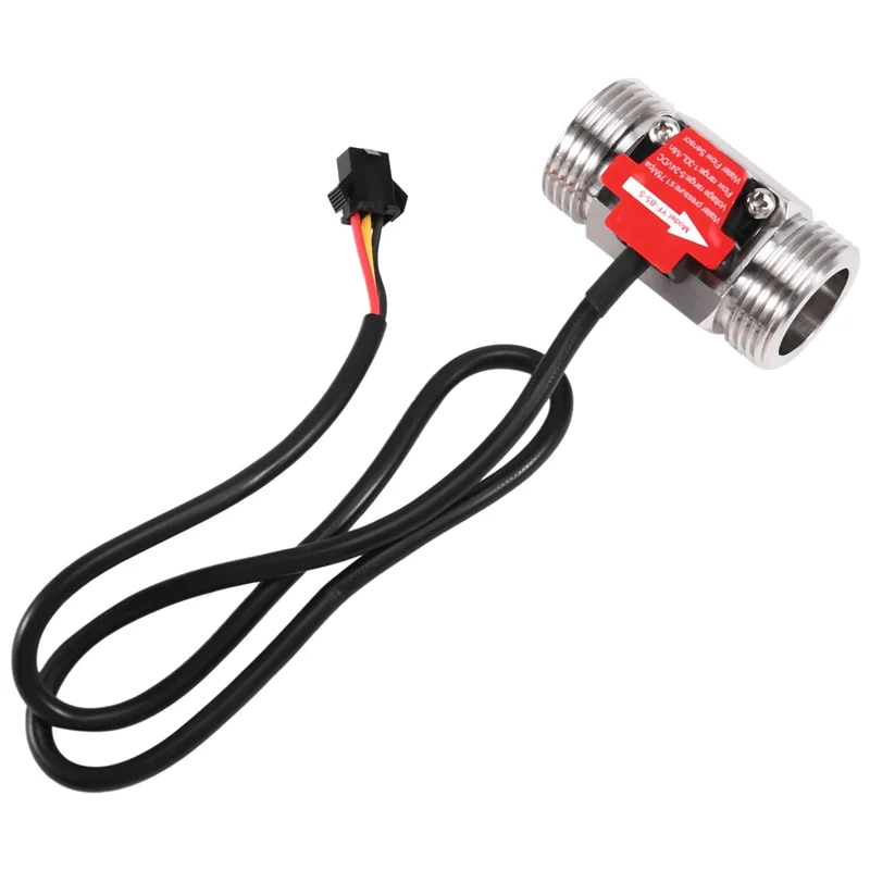 AT02-YF-B5-S 50Mm Hall Effect Flow Meter Water Flow Sensor Liquid Flow Meter Industrial Fluid Flow Rate Sensor For Plumbing