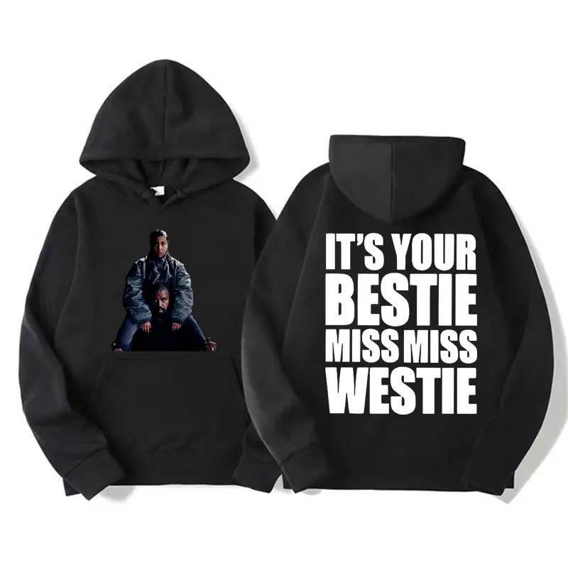 

Vultures Ye Kanye & North West Talking Music Video Miss Miss Westie Pullovers Hoodies Men Women Fashion Casual Hoodie Sweatshirt