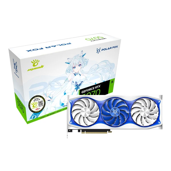 MANLI GIVOS RTX 5070 Polar Fox OC D7 12GB Graphics Card Operate CTS