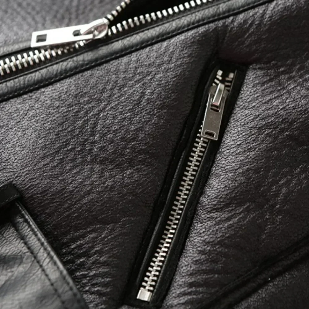 2025 Dames Kunstleer Jas Vrouwelijke Losse Uitloper Extra Dikke Warme Extra Dikke Lamswol Nieuwe Herfst Winter Pu Leren Jas