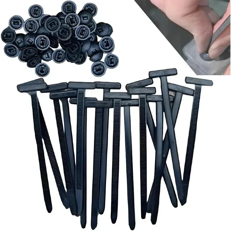 Multi functional zip tie buckle for fixing engine floor, fender lining, mudguard, trunk interior panel cover Accessories