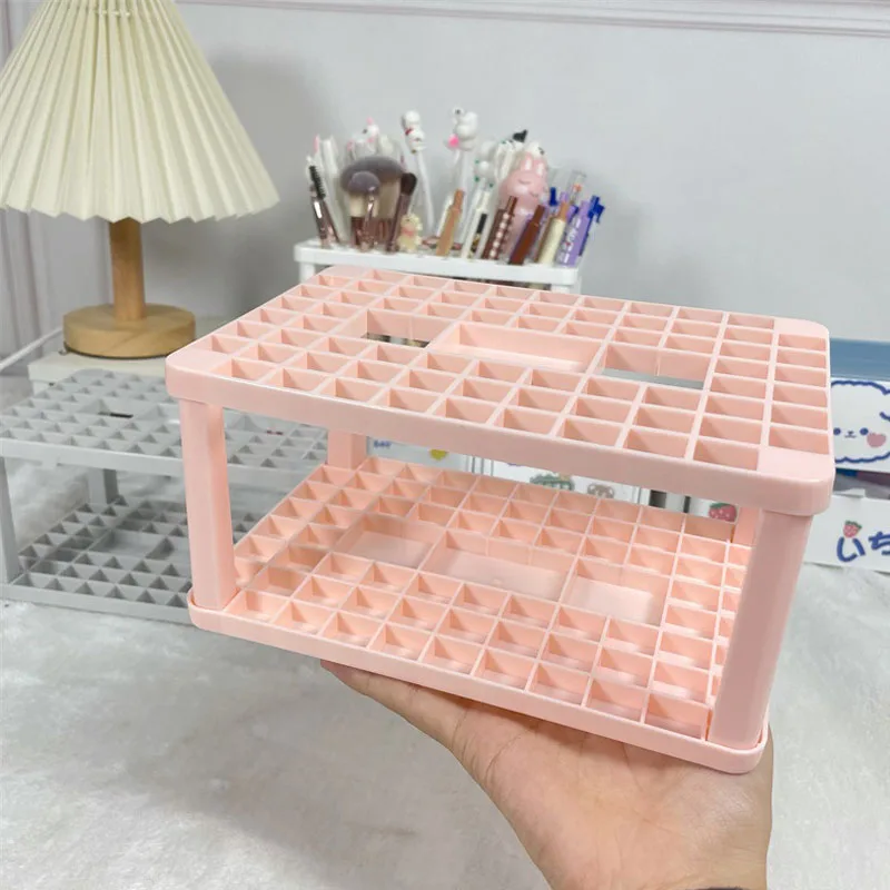 Stift Halter Schreibtisch Veranstalter Lagerung Rack Schreibwaren Halter Multi-Loch Stift Lagerung Make-Up Pinsel Rack Büro Schule Liefert