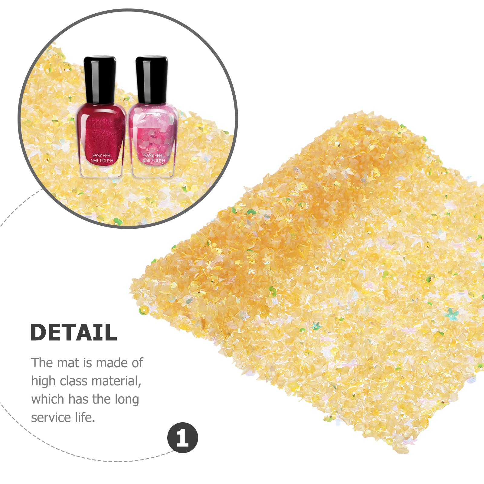 

Nail Art Pad Manicure Tool Foldable Rhinestones Placing Desktop Protective Accessories Creative Design Long Life Gift