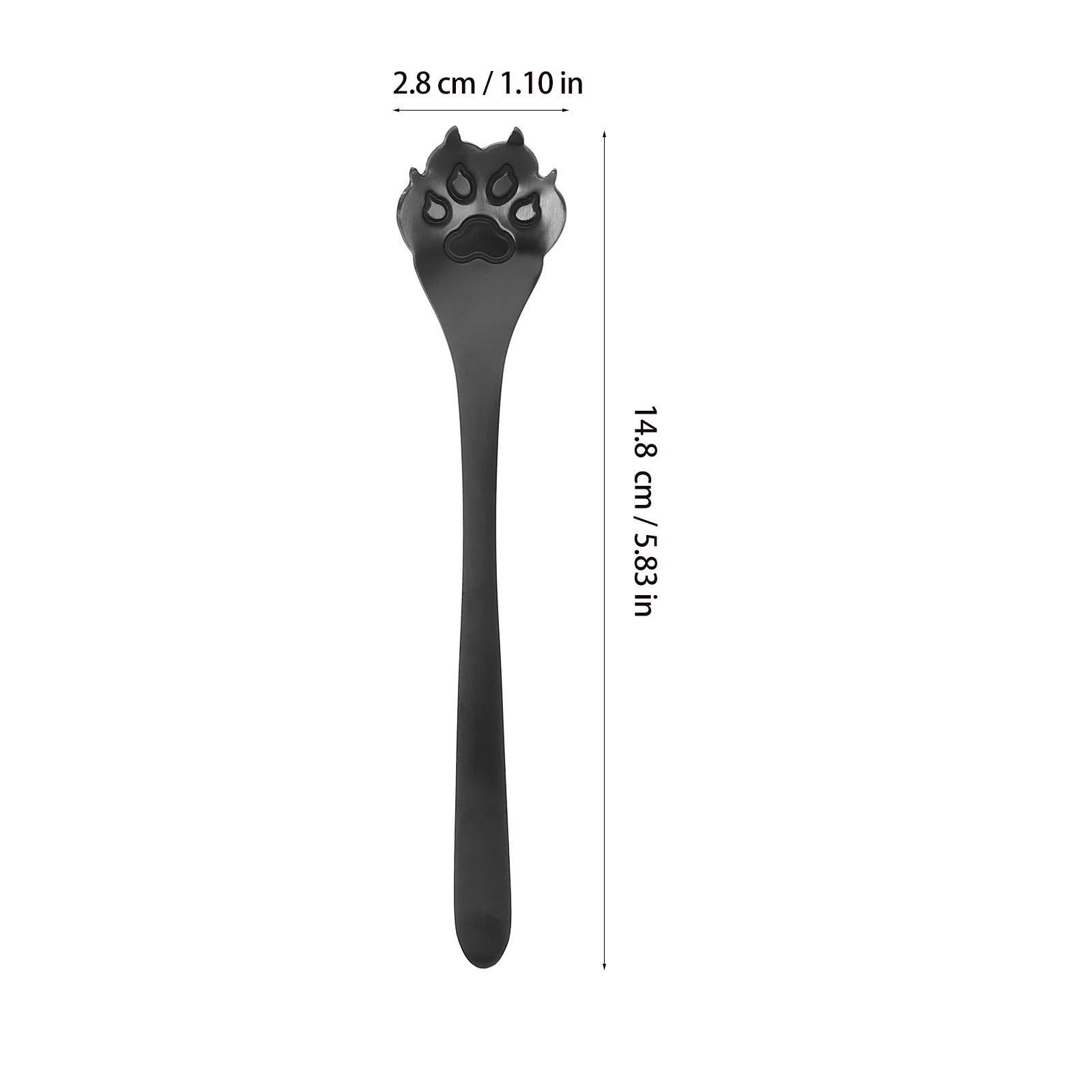 

5Pcs Stainless Steel Stirring Spoon Set Coffee Spoon Dessert Scoop Tableware for Restaurant Home Use