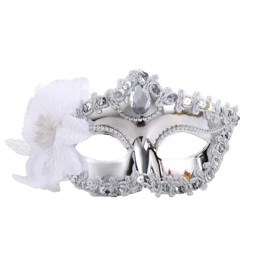 Decoration Prop Halloween Decoration Masquerade Cosplay Props Masquerade Mask Half Faced Mask Halloween Mask Luminous Mask
