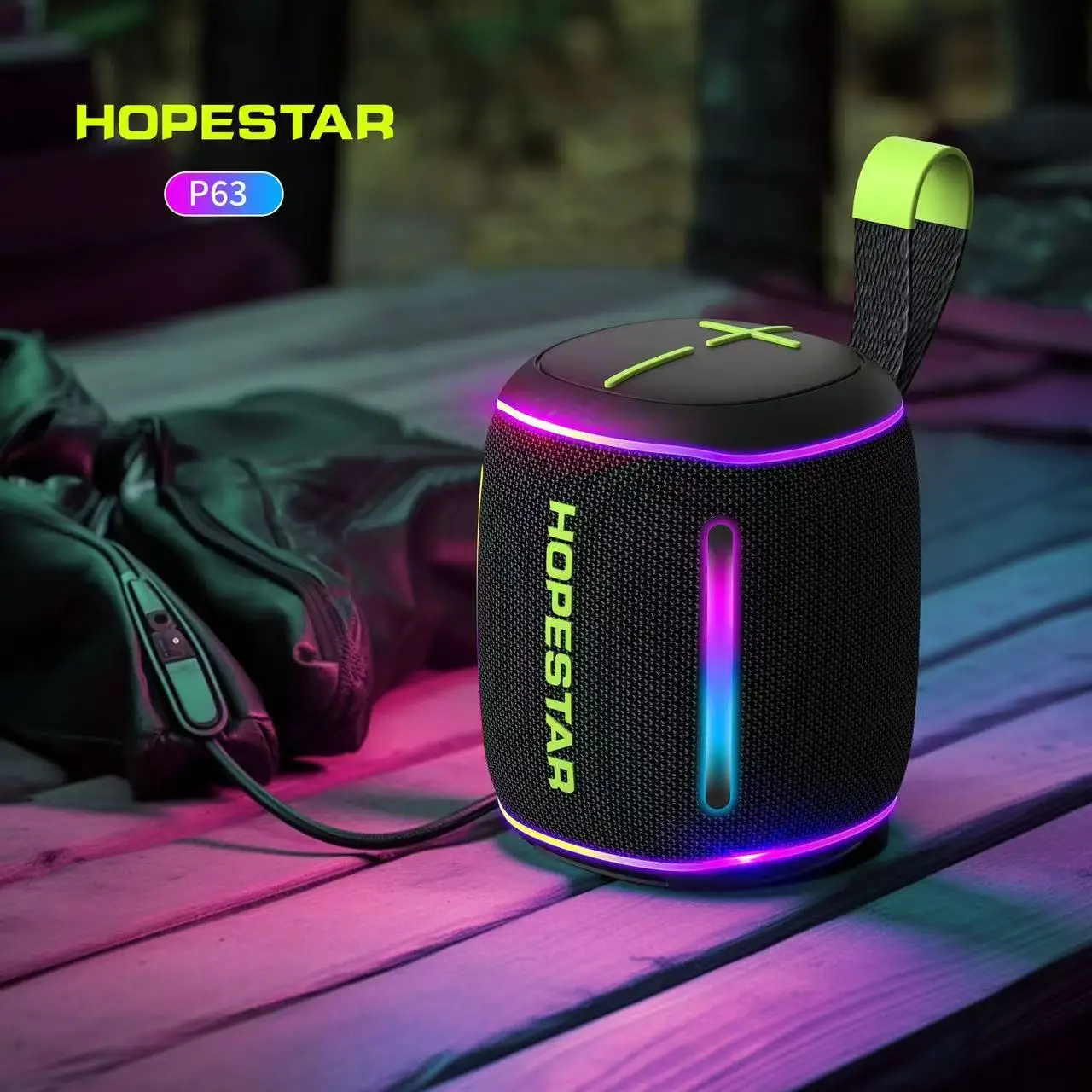 HOPESTAR H60 High Power Boombox Speakers Portable Bluetooth Super Subwoofer Mp3 Player Powerful Column Soundbox Audio Center