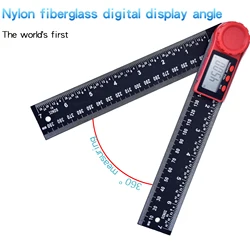 200mm 8'' Digital Angle Finder Ruler Protractor Inclinometer  Electron Goniometer  Angle Length Measuring Tool