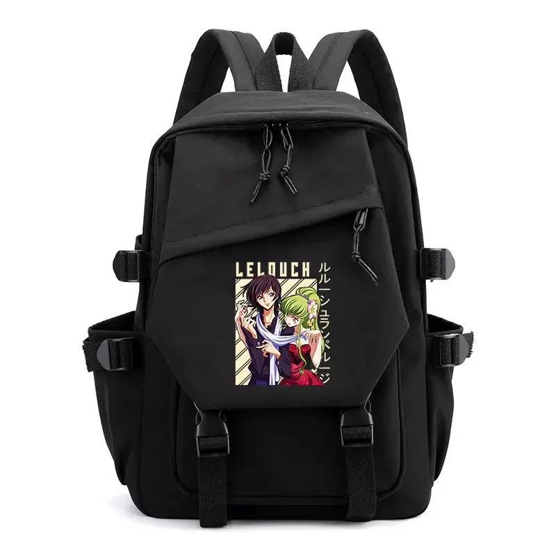 

Anime Code Geass Lelouch of the Rebellion Backpack Teenarges Schoolbag Mochila Children Boys Causal Travel Laptop Outdoor Bags