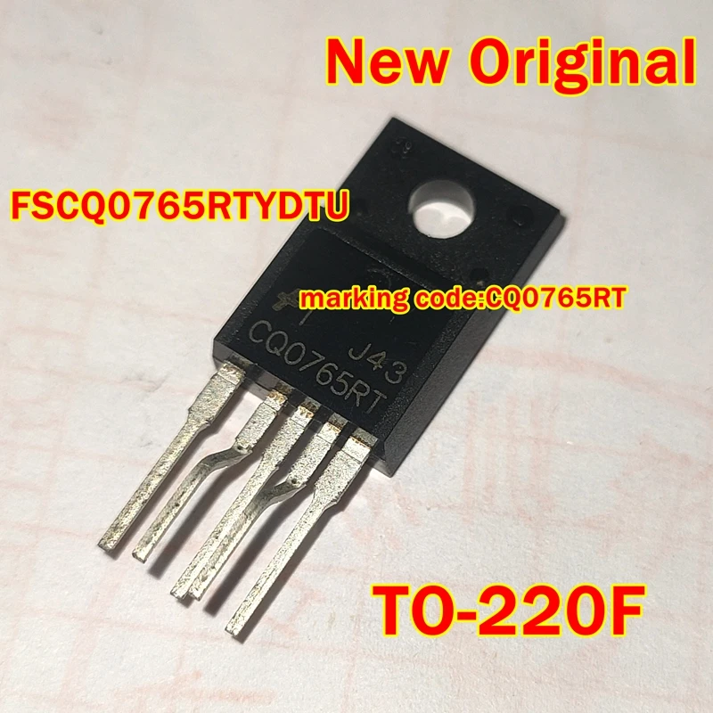 

1pcs to 100pcs FSCQ0765RTYDTU TO-220F New Original marking code:CQ0765RT Switch converter