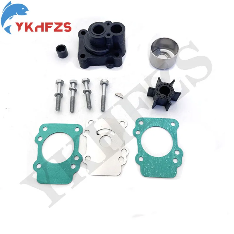 

Boat Motor 682-W0078-00 682-W0078-01 682-W0078-A1 18-3148 18-3411 Water Pump Repair Kit with Housing for Yamaha 9.9HP 15HP