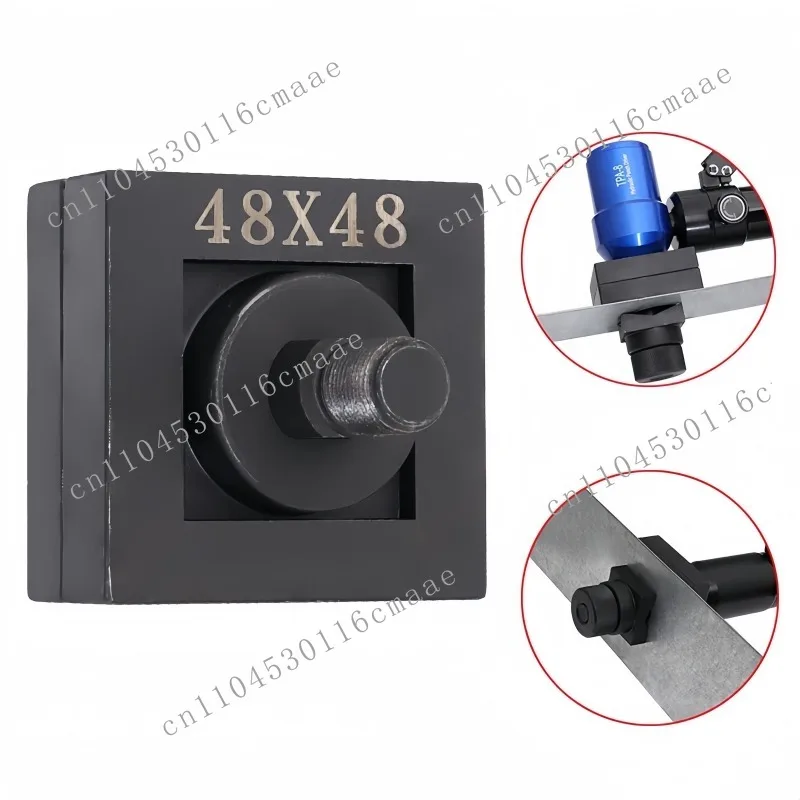 SYK-8/15 manual punch press stainless steel rectangular hydraulic knock-out hole mold 48 * 48 mm square die OEM hydraulic tool