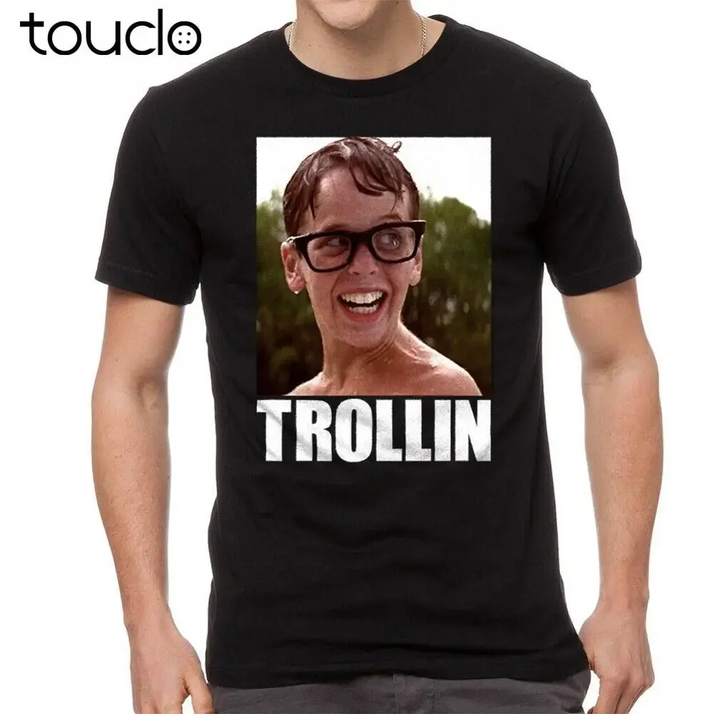 

Мужская черная футболка унисекс с рисунком The Sandlot Trollin Squints