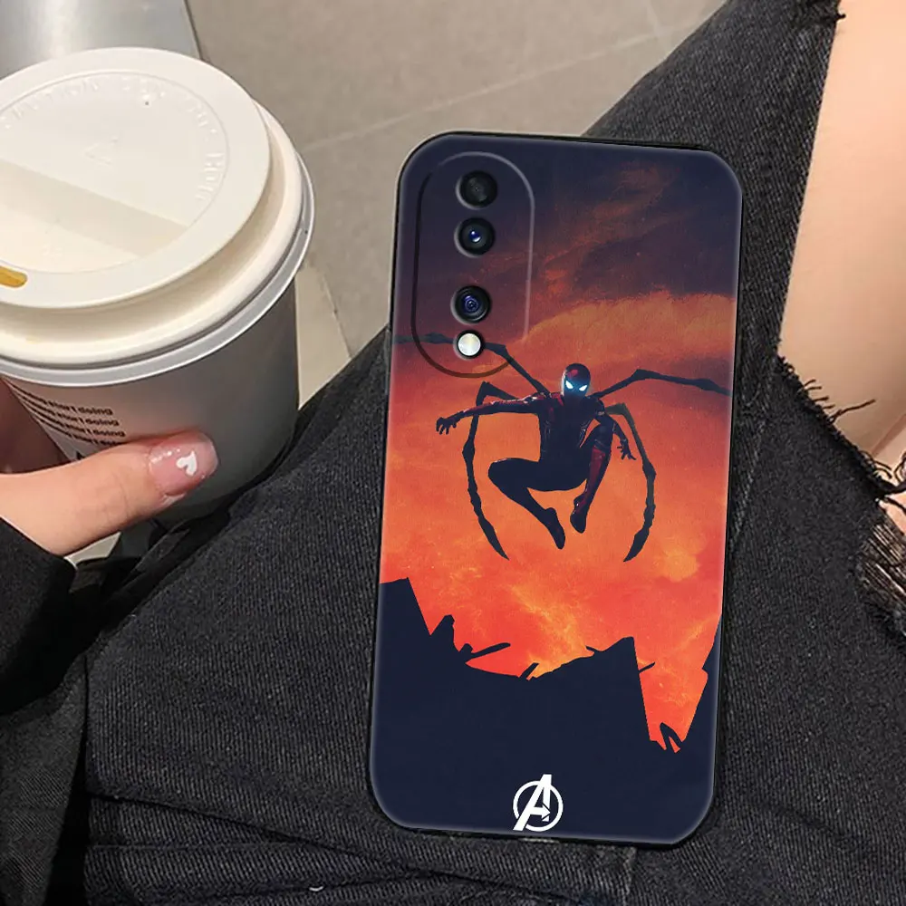 Marvel Iron Man Spider-man Cover Phone Case For Honor 9 9I 9X 9 8 8X6X 7X 8 8C Max 90 70 50 20 10 Lite MAGIC 5 Pro 5G Case Funda