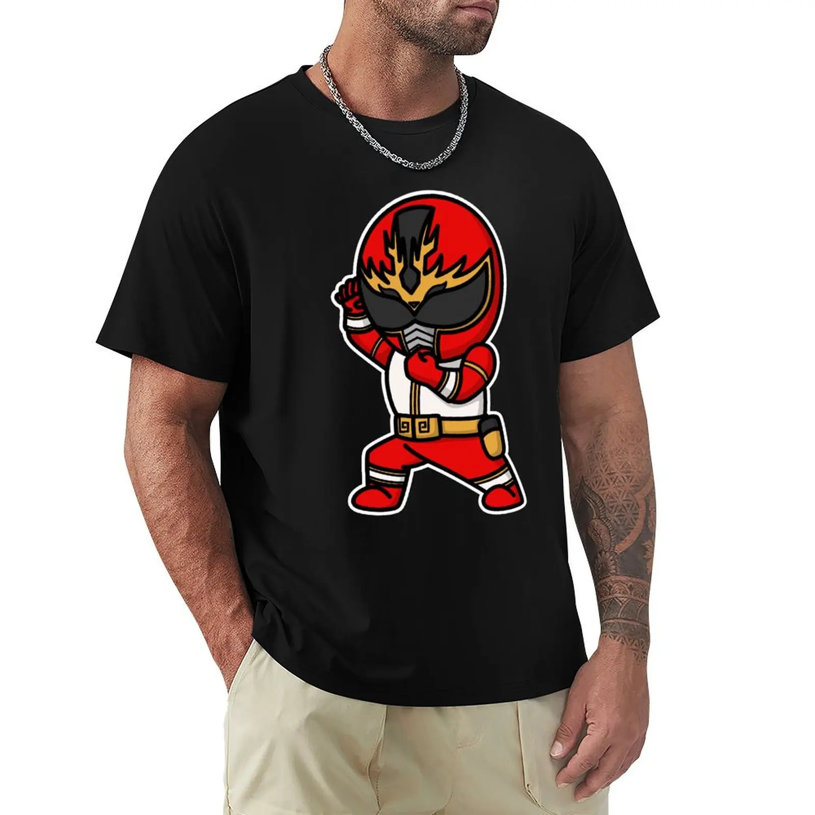 

RyuuRanger Gosei Sentai Dairanger Chibi Kawaii Style T-Shirt Festive Simple T-Shirt