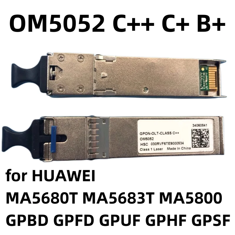 

NEW OM5052 GPON OLT CLASS B+ C+ C++ SFP Module GBIC Optical FTTH for HUAWEI MA5680T MA5683T MA5800 GPBD GPFD GPUF GPHF GPSFBoard