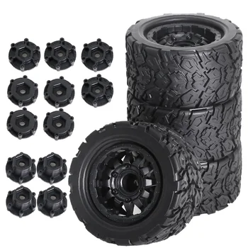 RC 1/10 Monster Stunt Truck Tire 12mm and 14mm Hex for TRAXXAS Granite ARRMA Granite