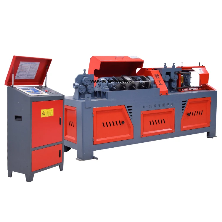 16.5KW 75m Frequency Conversion Metal bar Straightening Machine Metal bar Straightening Machine