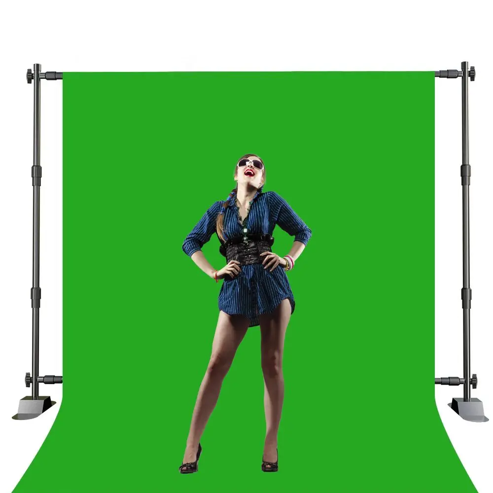 Backdrop Stand Kit 8ft x 10ft, Heavy Duty Wedding Backdrop for Events Decoration Backdrop Frame Green Screen Photographer