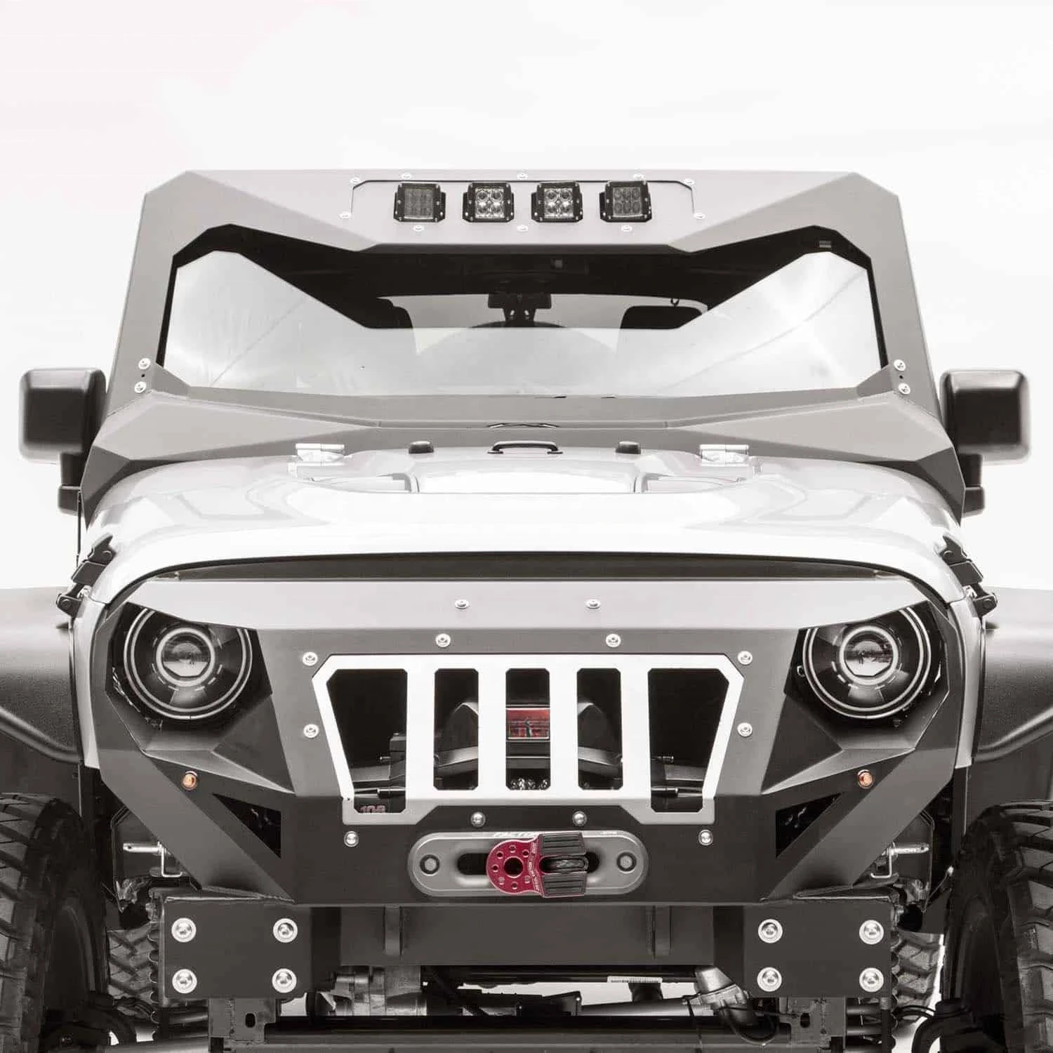 JK Fabfours Vicowl Visor for Jeep Wrangler JK 07-18 accessories