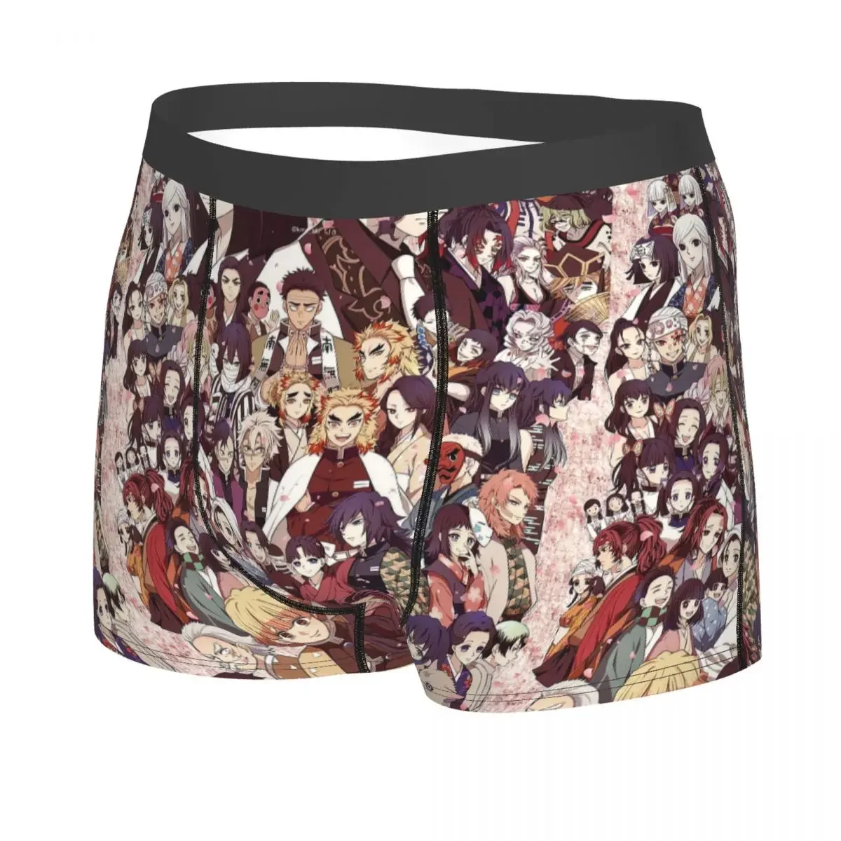 Kimetsu No Yaiba Demon Slayer Men's Boxer Briefs Highly Breathable Underwear High Quality 3D Print Shorts Birthday Gifts