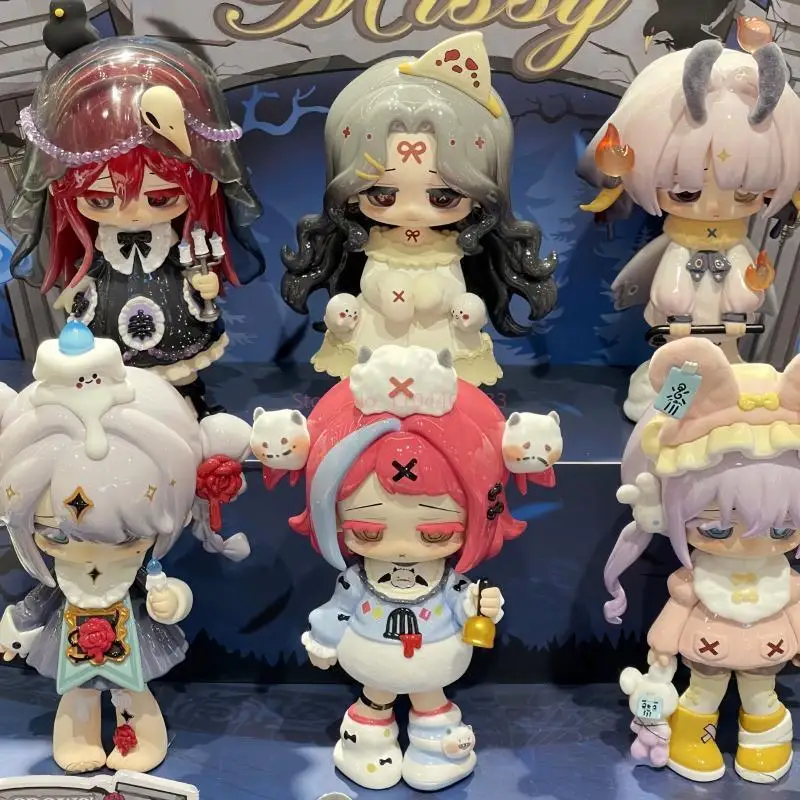 

Genuine In Stock Missy Sweet Mourning Loli 2nd Generation Crow Paradise Series Trendy Play Blind Box Ornament Holiday Girl Gifts