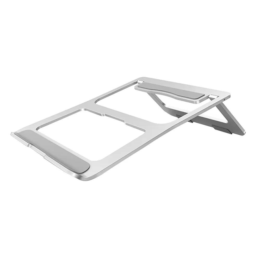 Premium Aluminum Alloy Laptop Stand Ventilated Portable Lightweight Non-Slip Cooling Stand for Home Office Travel Coffee Shop