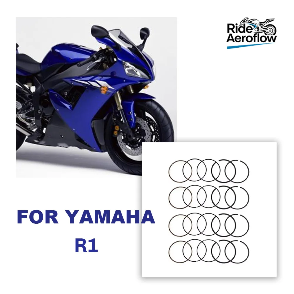 

Suitable for YAMAHA YZF-R1 YZFR1 Motorcycle Engine Piston Rings STD 2002 2003