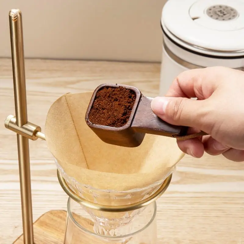 Wooden Coffee Spoon Wooden Coffee Measuring Scoop Tablespoon Wooden Scoops For Canisters Soup Cooking Mixing Stirrer For Tea image 3