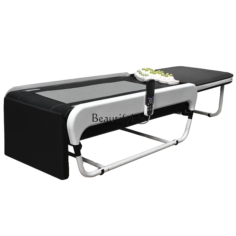 

Light Luxury Warm Electric Full-Body Multi-Function Warm Jade Massage Automatic Spine Waist Cervical Spine Massage Bed