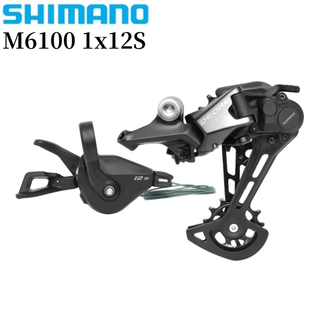 SHIMANO DEORE M6100 12S Derailleur Groupset SL M6100 Shift Lever RD M6100 SGS Rear Derailleur 12 Speed 12V Bicycle Parts