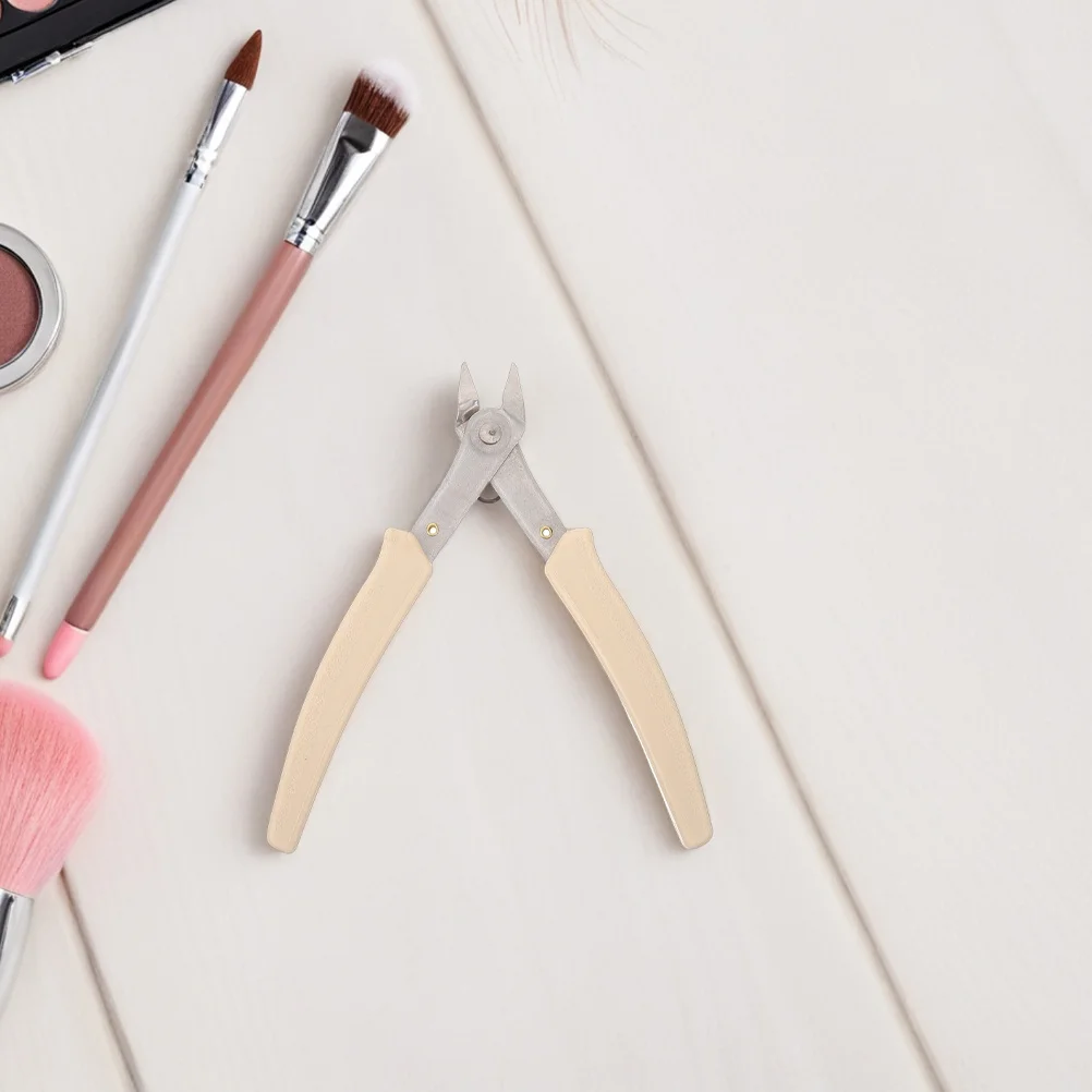 2 Stücke Strass Entferner Nail art Edelstahl Nipper Maniküre Werkzeug für mühelose Nagel Dekoration Schmuck Entfernung