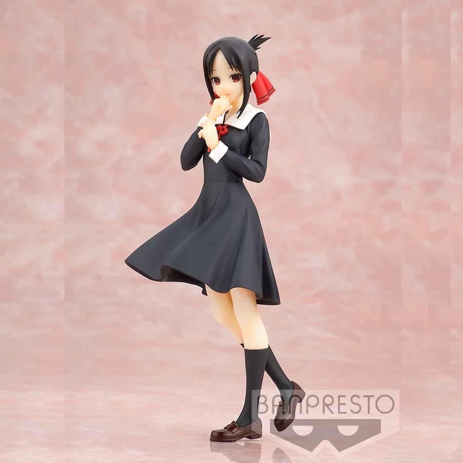 Figurka anime 18 cm Love is War Fujiwara Chika Shinomiya Kaguya Kawaii Girl Figurka Akcji Kolekcjonerski Model Lalka Zabawka Prezent