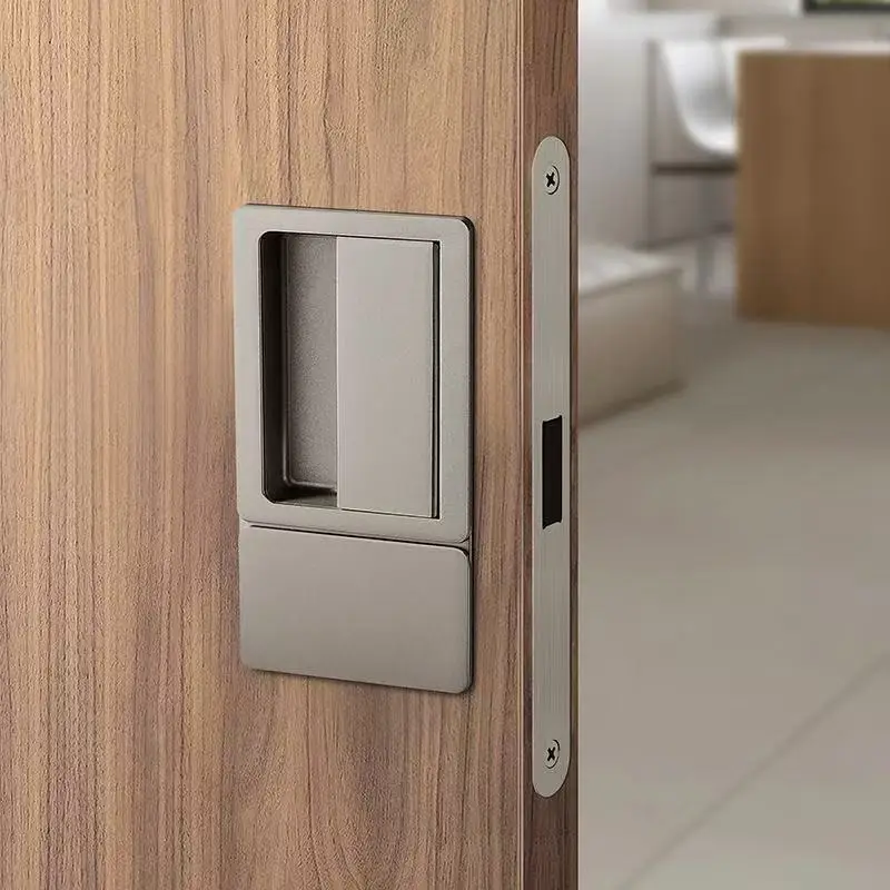 minimalist-flat-door-lock-embedded-single-tongue-magnetic-silent-door-lock-black-invisible-slide-bedroom-door-handles-locks-set