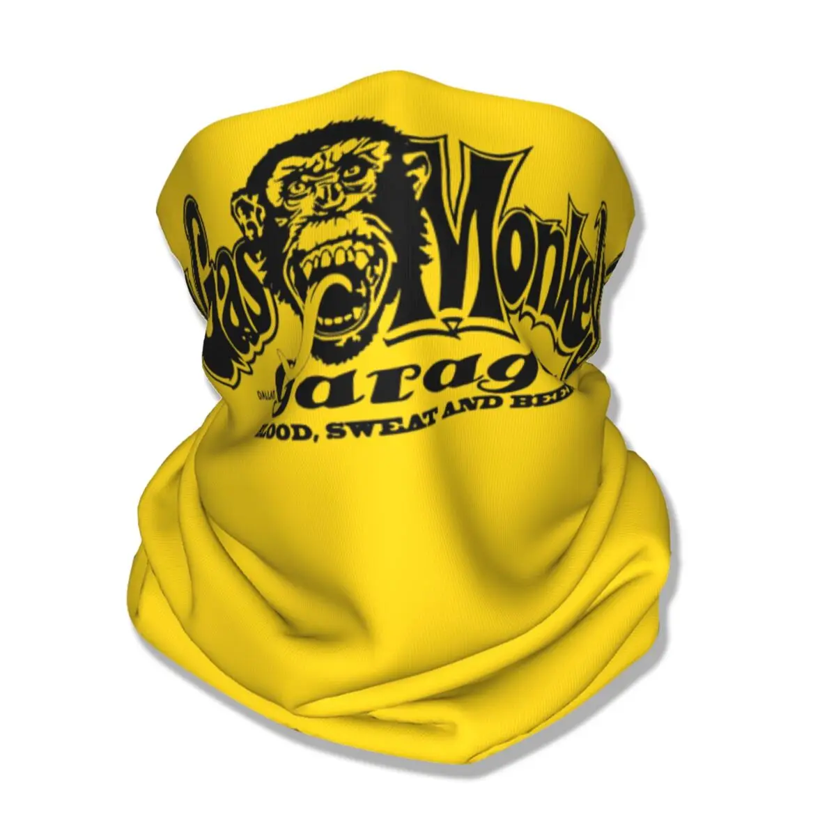 Gass Monkey Garage Merchandise Bandana Neck Gaiter Printed Wrap Scarf Ciepłe nakrycie głowy Jeździectwo dla mężczyzn Kobiety Dorośli Oddychające