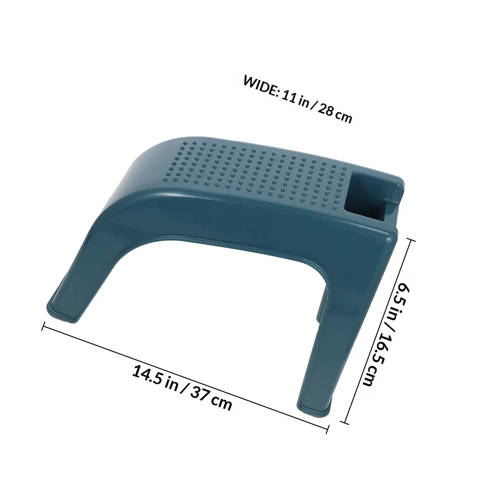 1Pcs Multifunctional Plastic Footstool for Pedicure Process with Anti-Slip Sole Massage Design Strong Load-Bearing Pedicure