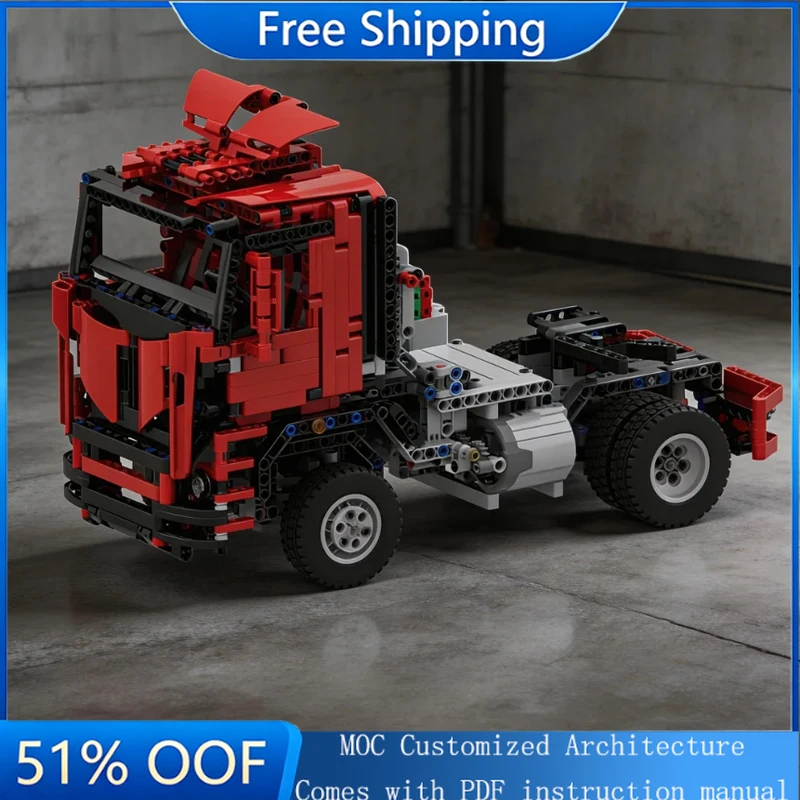 

Набор из 1231 детали: Технологичный конструктор «Городской инженерный трактор-погрузчик CLAAS Torion 4x4» для детей, игрушки, подарки