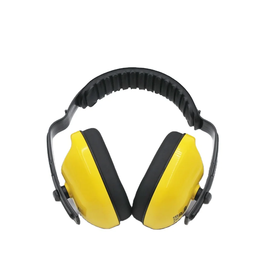 PPE Yellow ABS Case Soundproof Earmuffs Individual Hearing Protection Safety Ear Muff