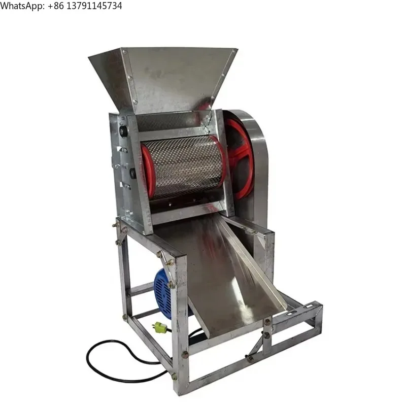 Small Fresh Coffee Bean  Removing Machine Pulper Huller Peeling Thresher Peeler Sheller Machine