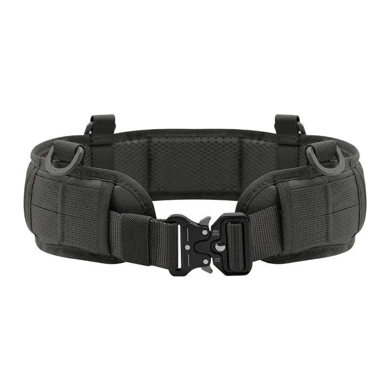 Tactical MOLLE Men Battle Belt Quick-Adjust Shooting Training Molle Girdle Hunting Paintball Padded Waist