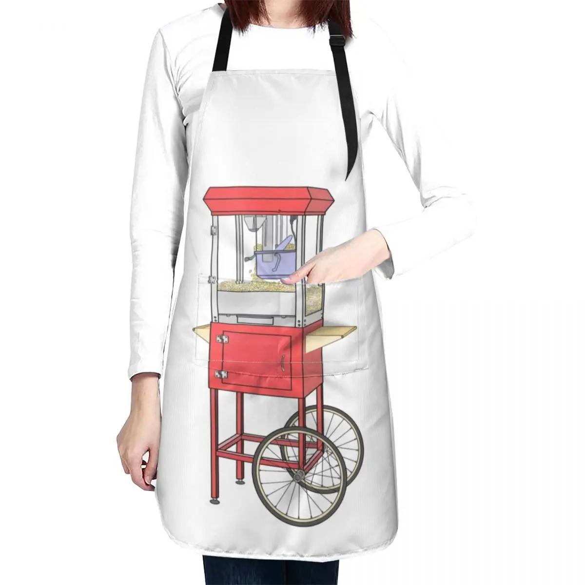 Popcorn machine cart Apron For Home Accessories kitchen gadgets household woman Apron