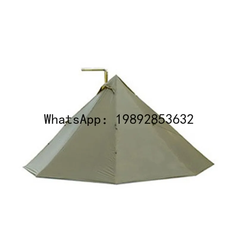 PYJ Outdoor Camping Hiking 15D Single Sided Silicon Double Ultralight Canopy 2 in 1 Pyramid Tent