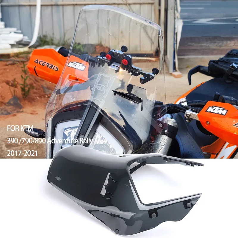 Motorcycle Accessories Double Bubble Acrylic Rally Windshield Windscreen Visor Viser For 390 790 890 ADV Adventure Rally