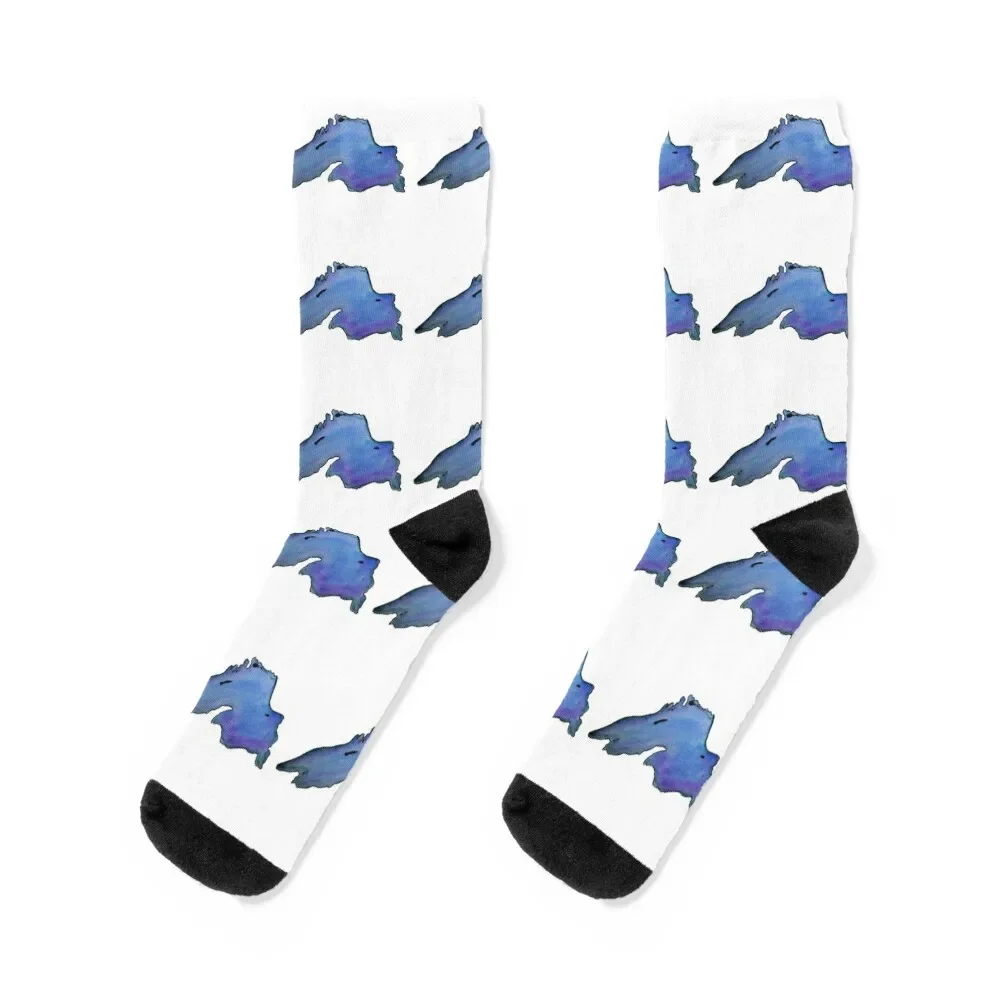 

Lake Superior Socks cute custom designer brand Socks For Man Women's