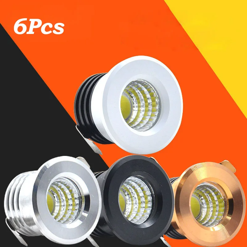 

Mini Spot Light 3W Recessed Downlight 30mm Cutout AC110-220V LED Spotlight for Ceiling Stair Walkways Courtyard Cabinet Corridor