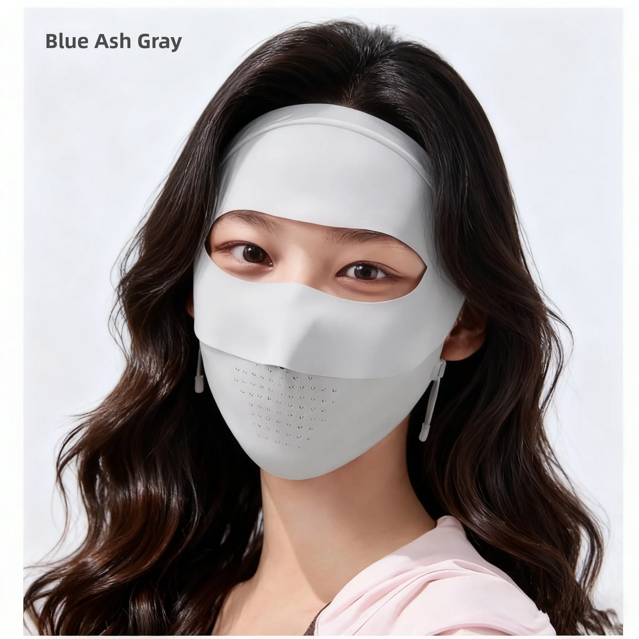 

Banana Leaf Full Face Sun Protection Mask Women's Face Basque Anti-Uv Full Protection Medical Beauty Face Cover Summer