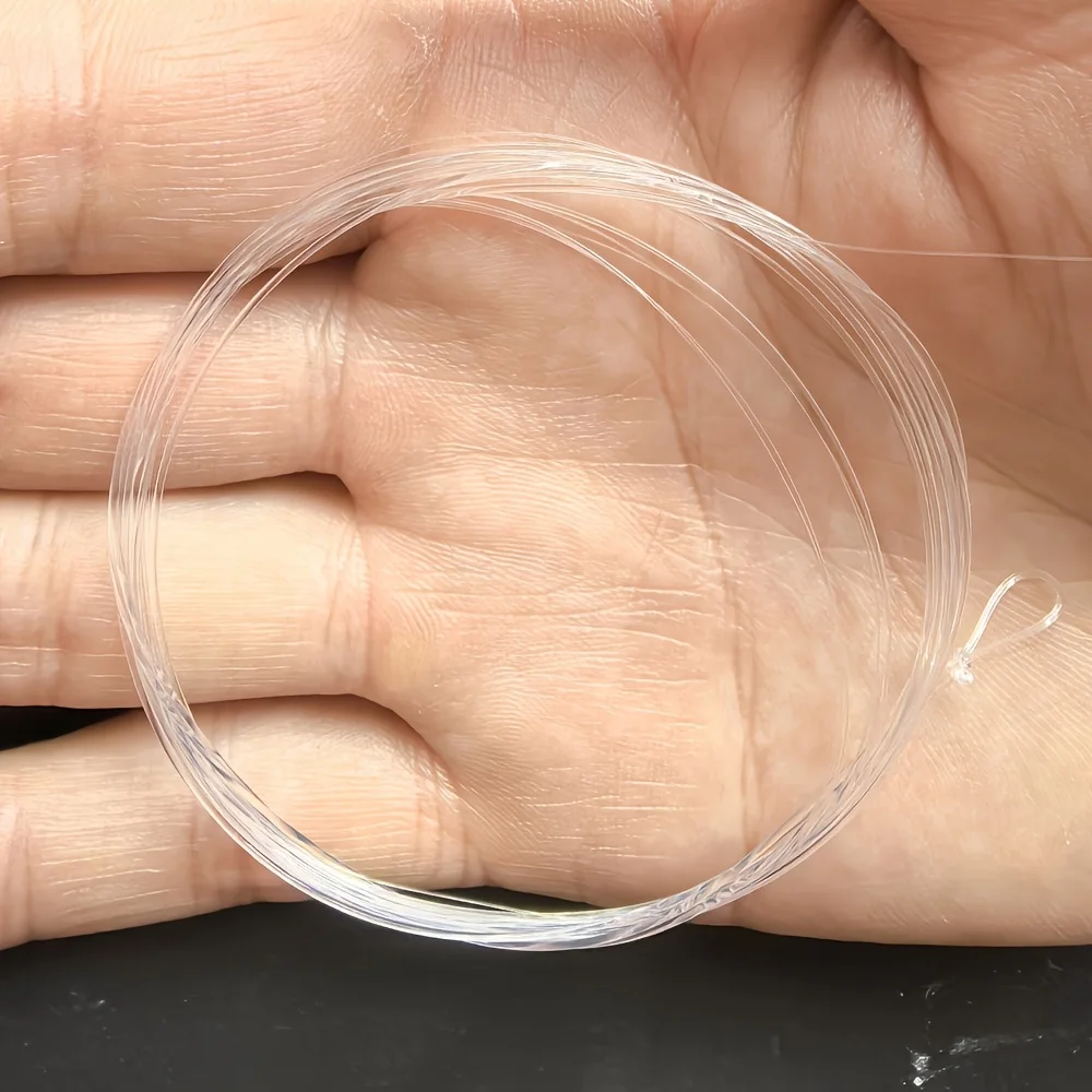 5 Stück Fliegenfischen-Vorfachseil 9FT 0X-7X Klares Konisches Nylonseil mit Schlaufe für Forelle, Barsch, Lachs, Hecht – Detail 7