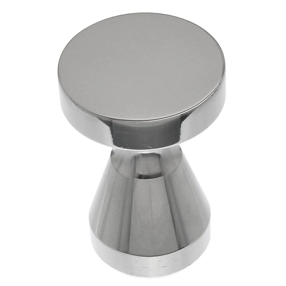 

Stainless Tamper Espresso Maker Flat Base Labor Saving Perfect Shoot Even Pressed Grind Fits All Types Easy Clean