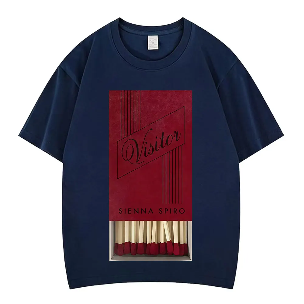 Singer Sienna Spiro Fashion Graphics Tshrit Men Women Harajuku T-shirt Summer Loose Casual Cotton Fashion T-shirts Fan Gifts Top