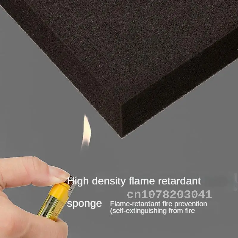 Inner lining high-density flame-retardant sponge packaging, high elasticity shock-absorbing sponge pad, fireproof sponge sheet