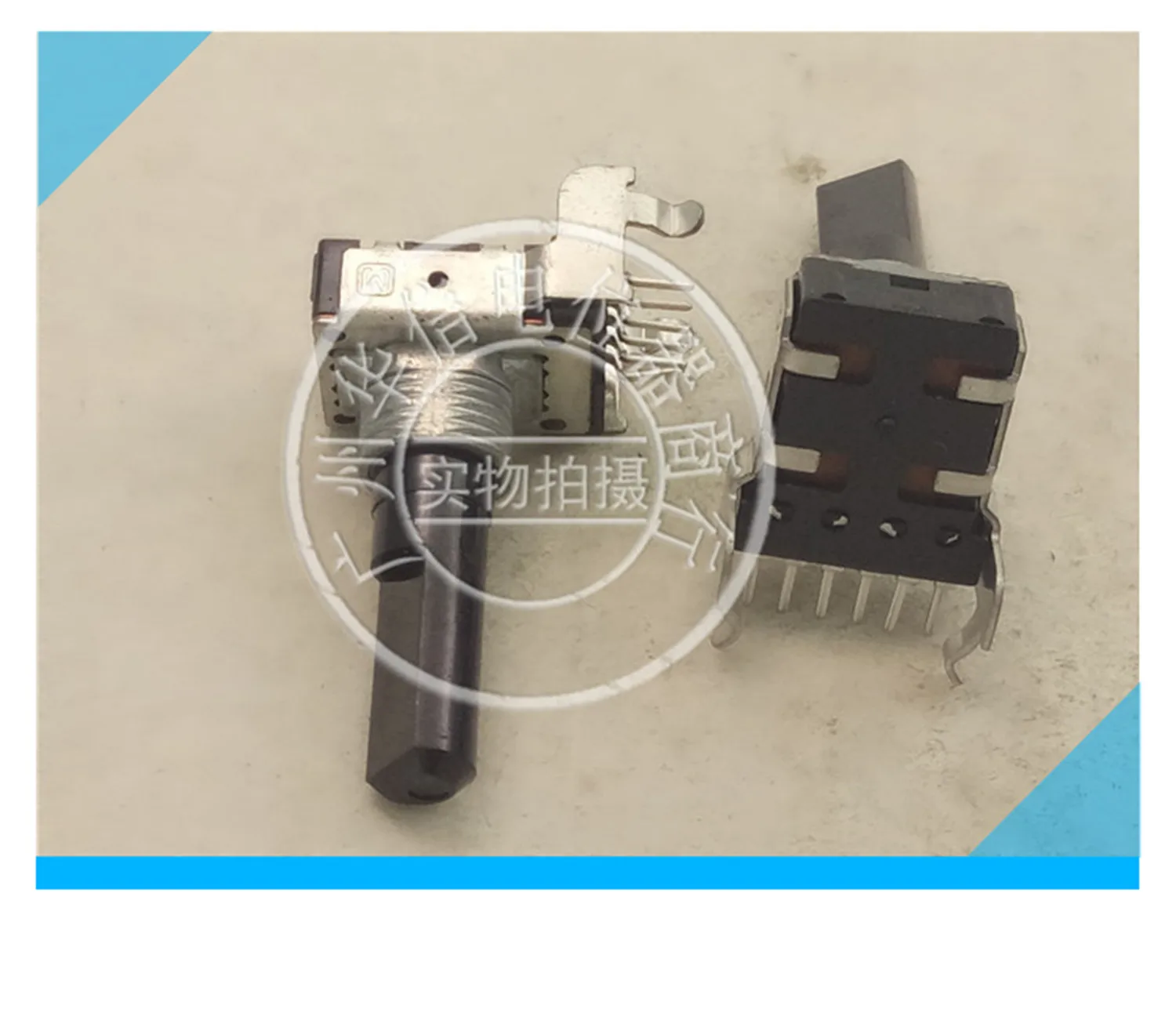 Original new 100% 142 horizontal dual potentiometer 6pin 10K 20K 50K 100K handle with thread length 23MMF (SWITCH)